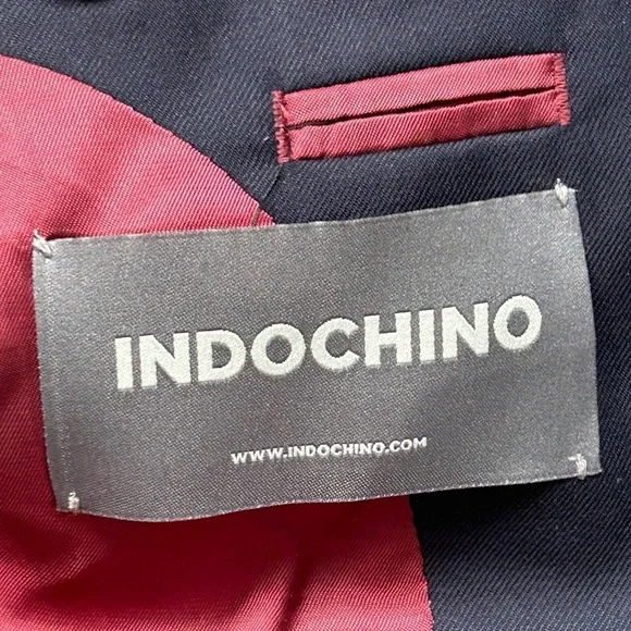 Indochino Men's Navy Blue Suit Jacket and Pants